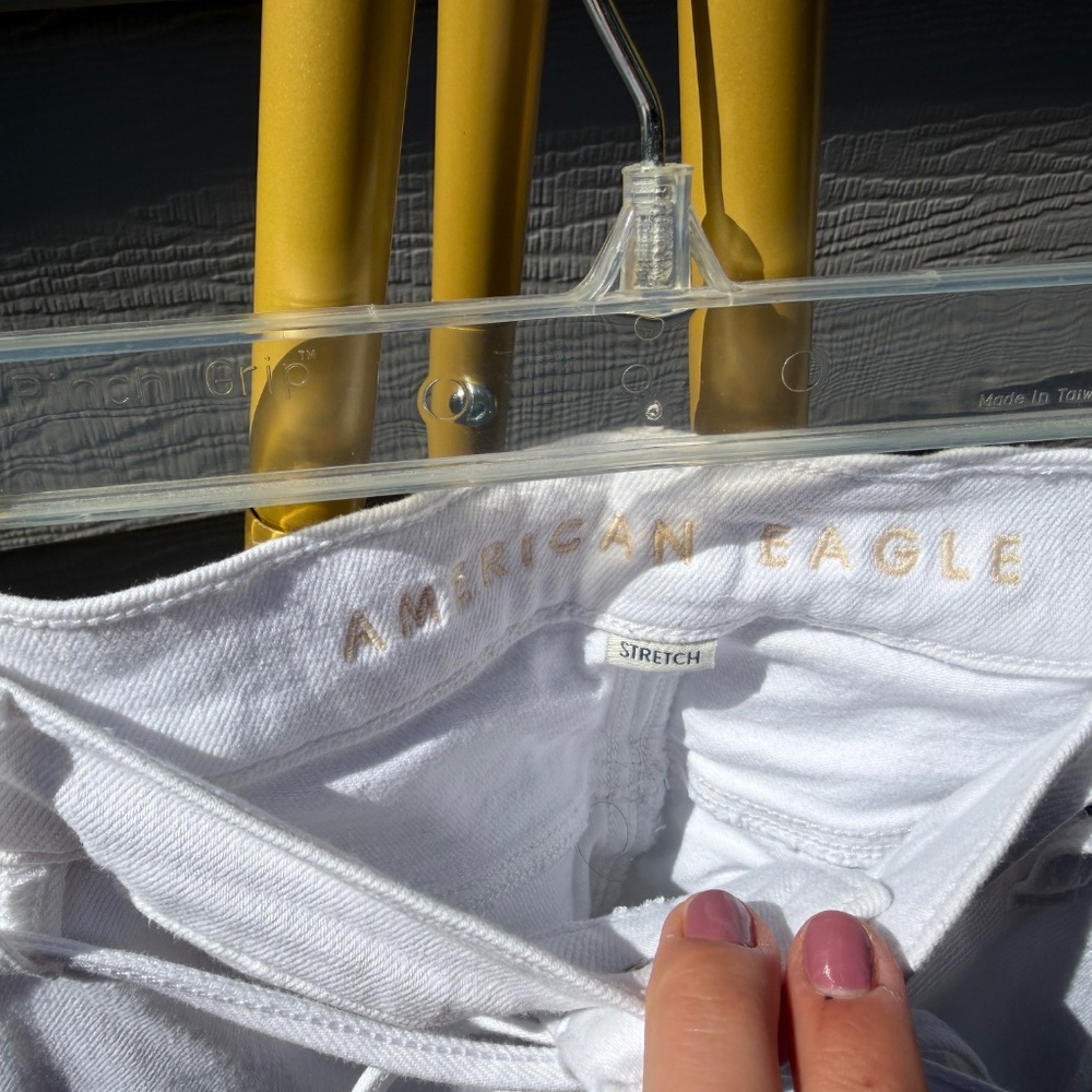 American Eagle Outfitters White Wide Leg Pants - Picture 8 of 12